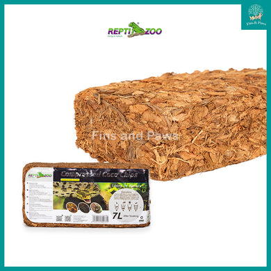 [Reptizoo] Compressed Coco Chips 7L Natural Reptile Coconut Fibre Bedding