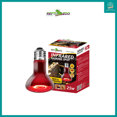 [ReptiZoo] Infrared Basking Spot Reptile Heat Lamp 50W / 75W / 100W (Ideal for Nocturnal use)