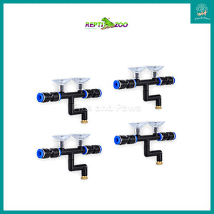 [ReptiZoo] TR03-2A Nozzle Set (4pcs/set) – Misting Nozzles for Reptile Terrariums, Vivariums & Greenhouses