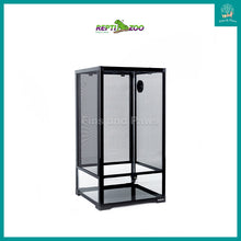 Load image into Gallery viewer, [ReptiZoo] 3-Sides Air Screen Terrarium Cage with Glass Base and Doors for Reptile, Insects and Plants (RHK135F)