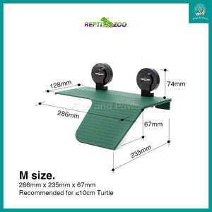 [ReptiZoo] Turtle Ramp for Reptile, Terrapin Basking (TB08S / TB08M)