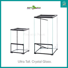 Load image into Gallery viewer, [ReptiZoo] Crystal Glass TALL Terrarium / Paludarium Tank with Drainage for Crab, Reptile, Insects and Plants