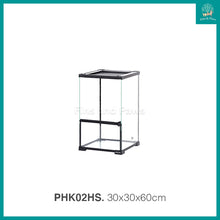 Load image into Gallery viewer, [ReptiZoo] Crystal Glass TALL Terrarium / Paludarium Tank with Drainage for Crab, Reptile, Insects and Plants