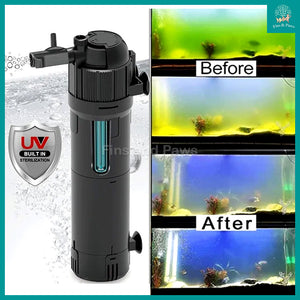 [Seabillion] HCF Internal Filter for Aquarium with UVC Sterilizer for 45cm - 60cm Tanks