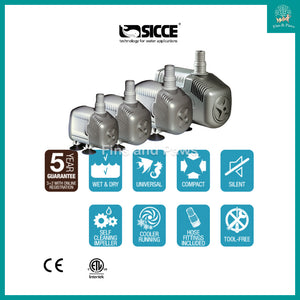 [Sicce] Syncra Silent Wet and Dry Aquarium Water Pump (SYNCRA 0.5 / 1.0 / 1.5 / 2.0 / 2.5 / 3.0 / 3.5 / 4.0 / 5.0)