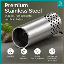Load image into Gallery viewer, [Wyin Aqua] SteelFlow Stainless Steel USB Surface Skimmer for Aquarium - Removes Surface Oil
