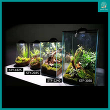 Load image into Gallery viewer, [VG] Glass Terrarium complete with LED Light