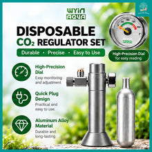 Load image into Gallery viewer, [Wyin Aqua] 16g Disposable CO₂ Regulator Set for Nano Planted Aquarium