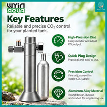 Load image into Gallery viewer, [Wyin Aqua] 16g Disposable CO₂ Regulator Set for Nano Planted Aquarium