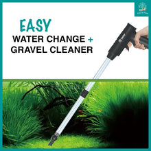 Load image into Gallery viewer, [Yaubay] Hand Pressure Aquarium Gravel Cleaner and Water Change Siphon for Small and Big Tanks (&gt;30cm)