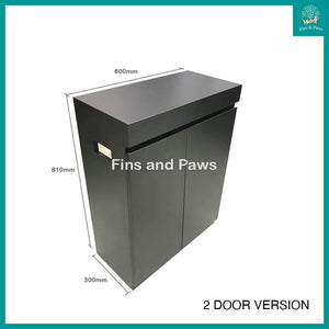 [Crystal] Designer 2ft / 3ft Aquarium Cabinet (L60cm x W30cm x H80.5cm / L90cm x W45cm x H80.5cm)
