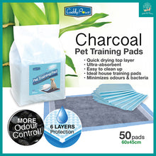 Load image into Gallery viewer, [Cuddly Paws] Pet Training Pee Pads Charcoal Absorbent. 60x45cm L. 50PCS.