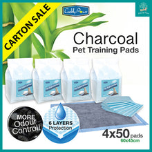 Load image into Gallery viewer, [Cuddly Paws] Pet Training Pee Pads Charcoal Absorbent. 60x45cm L. 200PCS.