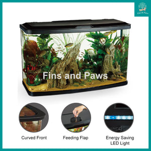 [Resun] 87L Panaview 2.5ft Tank and Cabinet Set (with LED Lights and Filter)