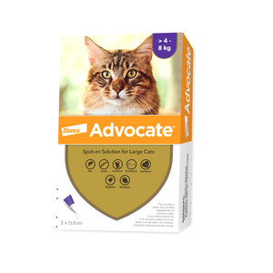 [Advocate] Cats / Kitten Spot-on Treatment for Flea, Ear Mite, Heartworm (3 pipettes/ box)