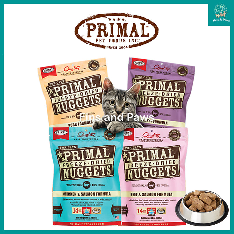 [Primal Feline] Freeze-Dried Nuggets for Cats 14oz (2 for $119.90)