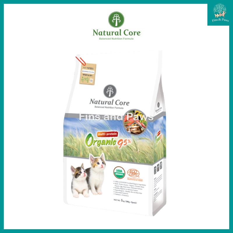 Natural Core Organic 95 Multi Protein Formula Cat Dry Food 1kg