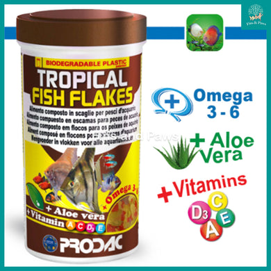 [Prodac] Tropical Fish Flakes for Aquarium Fishes 50g/1.76oz