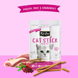 [Kit Cat] Grain Free Cat Stick Treats (3 Sticks) 15g