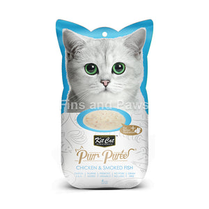 [Kit Cat] Purr Puree & Purr Puree Plus Cat Treats (15g x 4 Sachets)