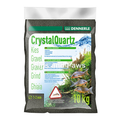 [Dennerle] Crystal Quartz Gravel - Diamond Black 5kg / 10kg