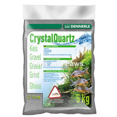 [Dennerle] Crystal Quartz Gravel - Slate Grey 5kg / 10kg
