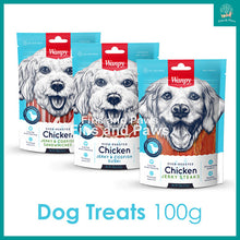 Load image into Gallery viewer, [Wanpy] Oven Roasted Dog Jerky Treats and Toothbrush Chews 100g. Assorted Flavors.
