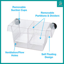 Load image into Gallery viewer, [Resun] 3-in-1 Acrylic Fish Hatchery