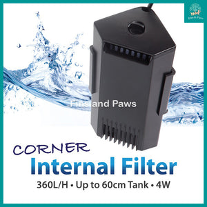 [Aquasyncro] Corner Internal Filter for Aquariums and Terrapins (GF-400 / GF-800)