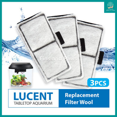 [Resun] 3pcs Replacement Filter Wool for Tabletop Aquarium Fish Tank 3.8L / 9.5L
