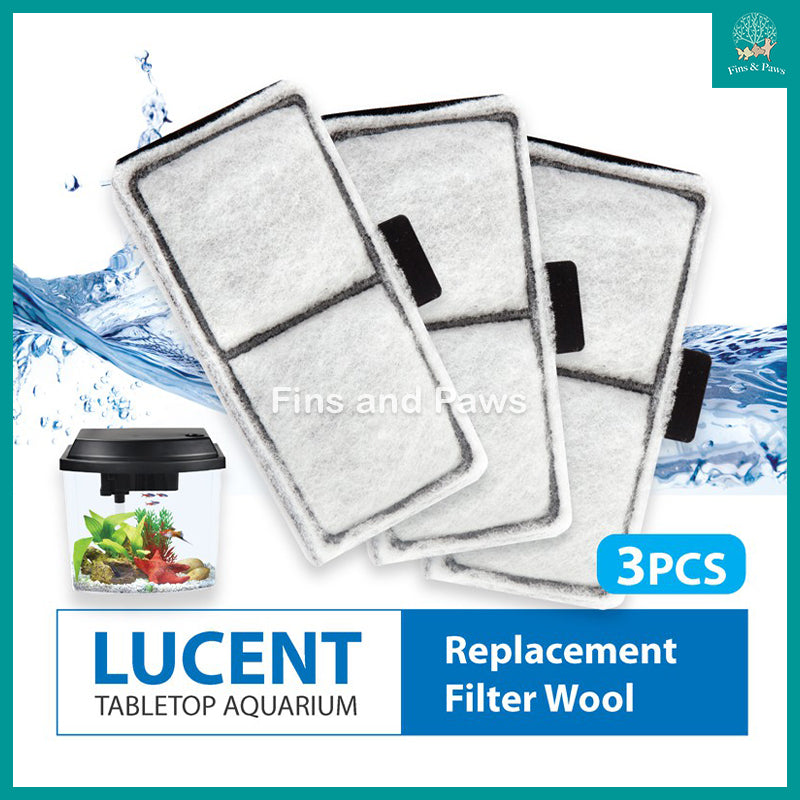 Resun 3pcs Replacement Filter Wool for Tabletop Aquarium Fish