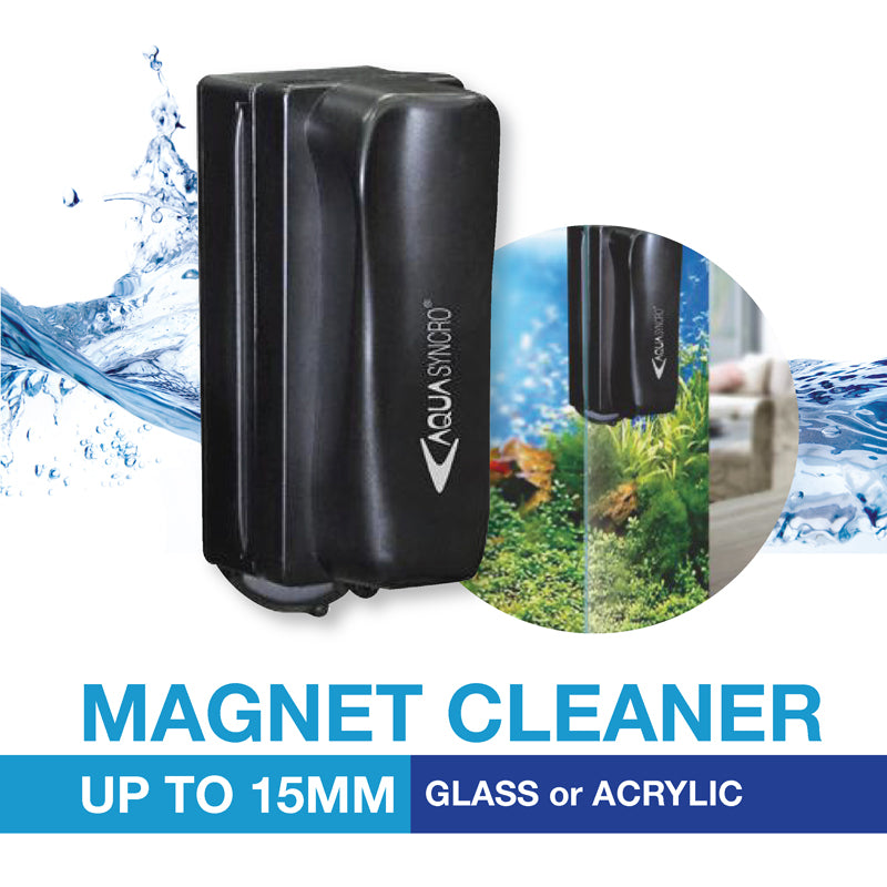 Aquasyncro Magnetic Algae Cleaner for Glass and Acrylic up to