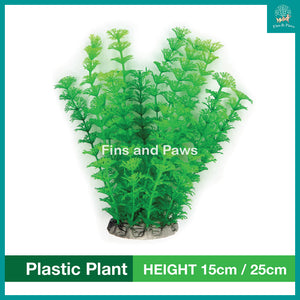 [Acquanova] PP081B. Aquarium Plastic Plants 15CM / 25CM