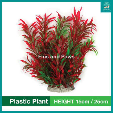 [Acquanova] PP086A. Aquarium Plastic Plants 15CM / 25CM