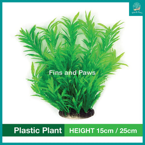[Acquanova] PP086B. Aquarium Plastic Plants 15CM / 25CM
