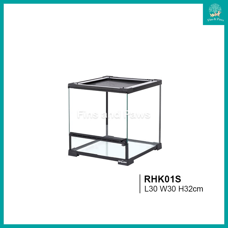 [ReptiZoo] Reptile Glass Terrarium / Paludarium Tank for Crab, Reptile, Insects and Plants (30cm / 45cm / 60cm)