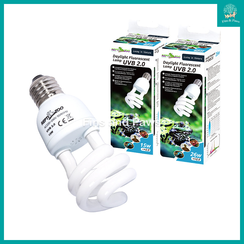 REPTI HOME 26W UVB Reptile Light Bulb 15.0 - High Output Desert Lamp For Lizards, Bearded Dragons & More