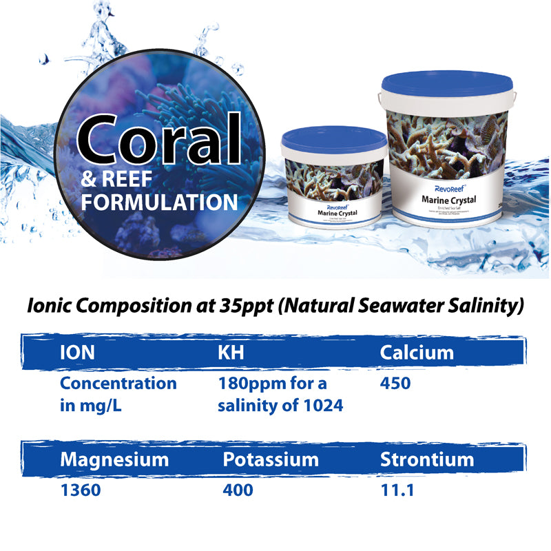 [RevoReef] Marine Crystal Reef Salt – Fins and Paws