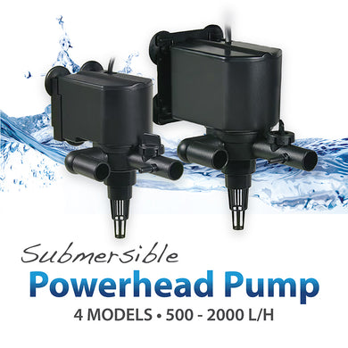 [Resun] Submersible Powerhead Pump 500L/H - 2000L/H