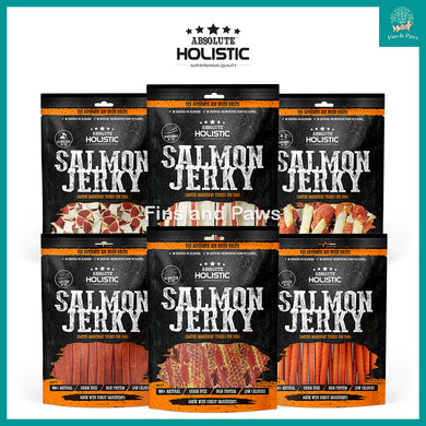 [Absolute Holistic] Grain Free SALMON Jerky Dog Treats 100g - Air Dried Recipe