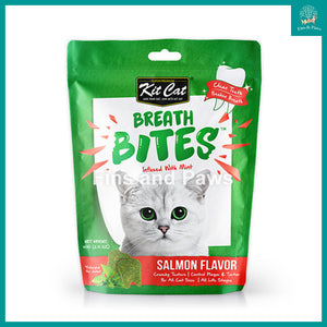 [Kit Cat] Salmon / Tuna Flavour Breath Bites 60g - Infused with Mint!