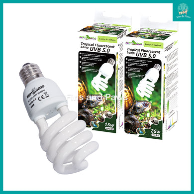 [ReptiZoo] Tropical Fluorescent Reptile Lamp UVB 5.0 15w / 26w