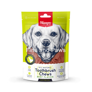[Wanpy] Oven Roasted Dog Jerky Treats and Toothbrush Chews 100g. Assorted Flavors.